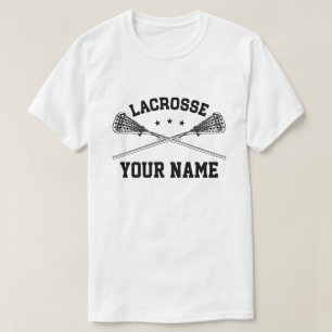 Camiseta Lacrosse conhecido feito sob encomenda