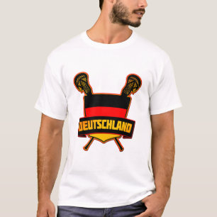 Camiseta Lacrosse de Deutsch do alemão