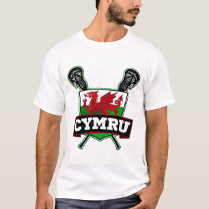 Camiseta Lacrosse de Wales Galês