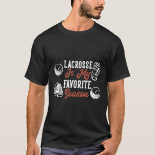 Camiseta Lacrosse É Minha Estação Favorita