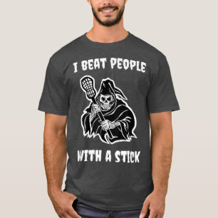Camiseta Lacrosse Engraçado Meme Spookie, Gótico de Esquele
