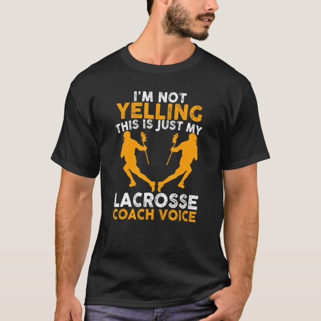 Camiseta Lacrosse Game Night Roupa Para Os Ônibus Lacrosse (Frente)