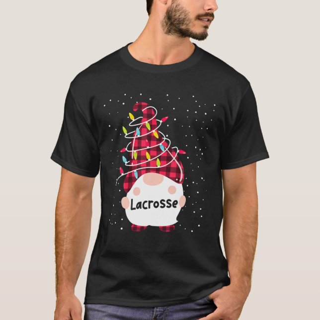 Camiseta Lacrosse Gnomo Matching Family Group (Frente)