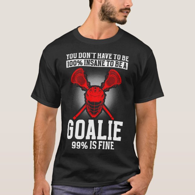 Camiseta Lacrosse Goalie Lacrosse Luvas Stick Lax Goalie 1 (Frente)