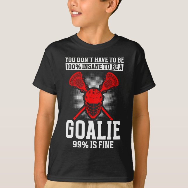 Camiseta Lacrosse Goalie Lacrosse Luvas Stick Lax Goalie 1 (Frente)