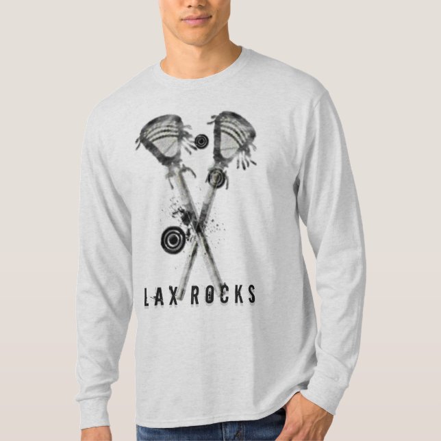 Camiseta Lacrosse Lax Rocks! (Frente)