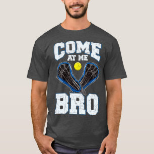 Camiseta Lacrosse Me Encontra, Bro, Jogador Da Equipe Do LA