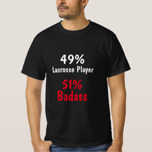 Camiseta Lacrosse Player Badass