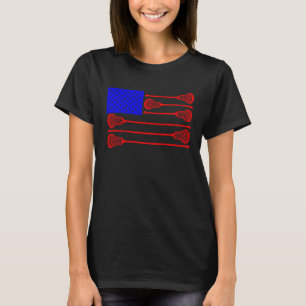 Camiseta Lacrosse Player Independence Day Lax Patriotic Goa