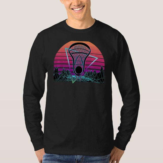 Camiseta Lacrosse Player - Letra Lax (Frente)