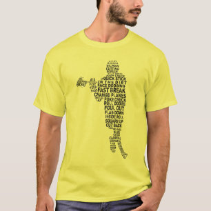 Camiseta Lacrosse Player Word Art T-Shirt