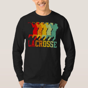 Camiseta Lacrosse Vintage Retro Lacrosse Stick Sun