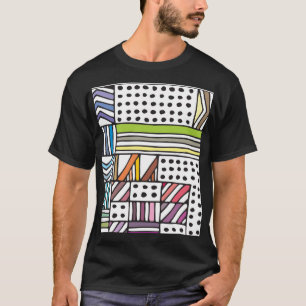 Camiseta Lactato de Beige Lilac: Vintage sem costura