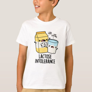Camiseta Lactose Intolerância Engraçada Leite Pun