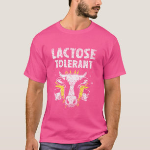 Camiseta Lactose Tolerante Ao Leite Humor Intolerante Ao La