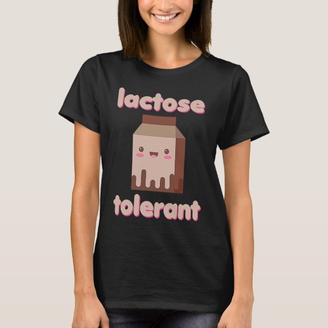 Camiseta Lactose Tolerante Leite Leite Leite Leite Sorvete  (Frente)