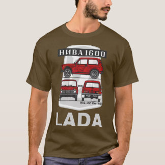 Camiseta Lada Niva 1600 vermelho