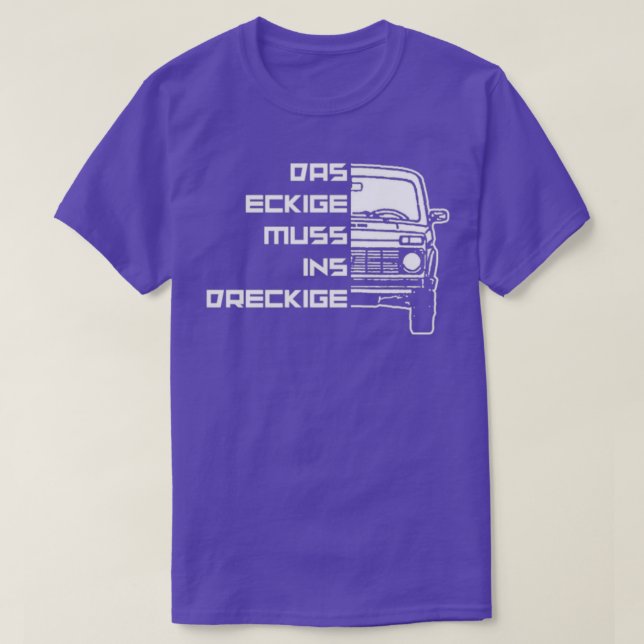 Camiseta Lada Niva 4x4 CarroTirt (Frente do Design)