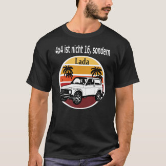 Camiseta Lada Niva 4x4 Made in Russland Retro Autoliebhaber