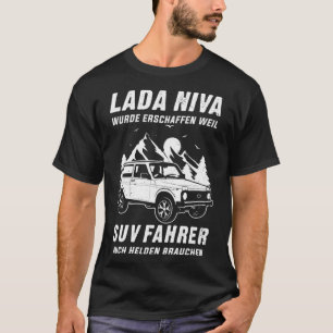Camiseta Lada Niva 4x4 Rússia Veículo Externo