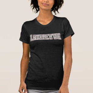 Camiseta Ladette urban brown and pink t-shirt