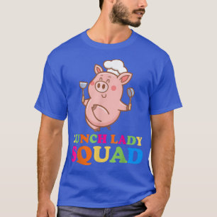 Camiseta Ladie de Almoço da Senhora da Cafeteria da Tripula