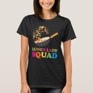 Camiseta Ladie de Almoço da Senhora da Cafeteria da Tripula