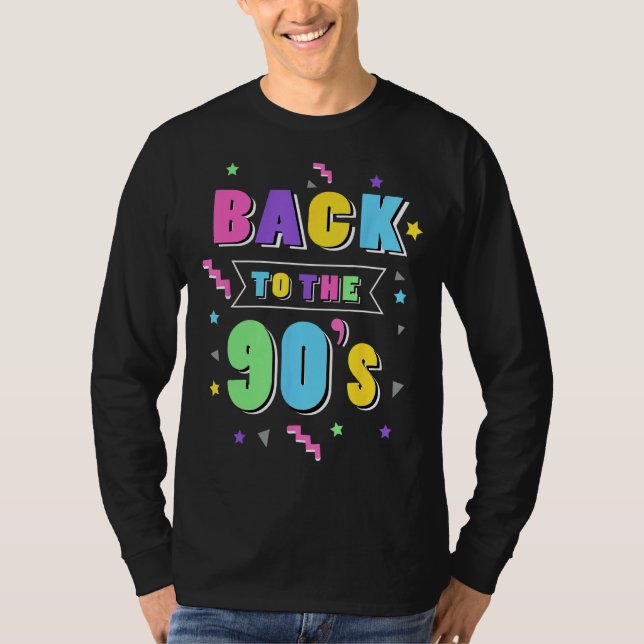 Camiseta Ladies Back to the 90s Girl 90s Party Costume Wome (Frente)