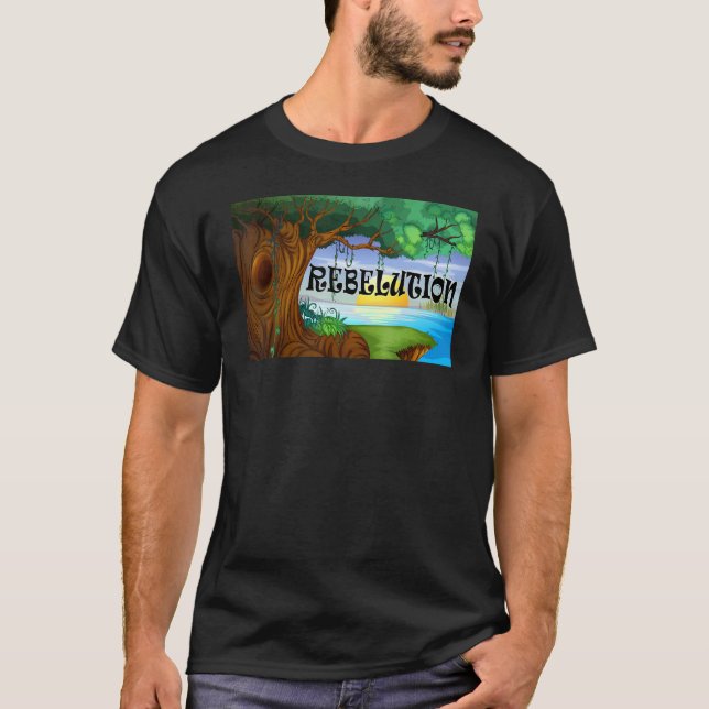 Camiseta Lado Brilhante Da Vida (Frente)