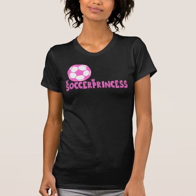 Camiseta Lado da princesa 2 do futebol (Frente)