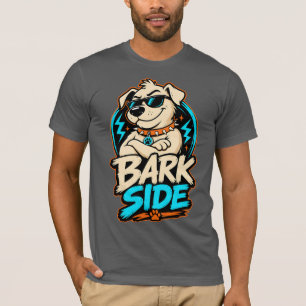 Camiseta Lado do Latido Cachorro PNG, Design de Sublimação
