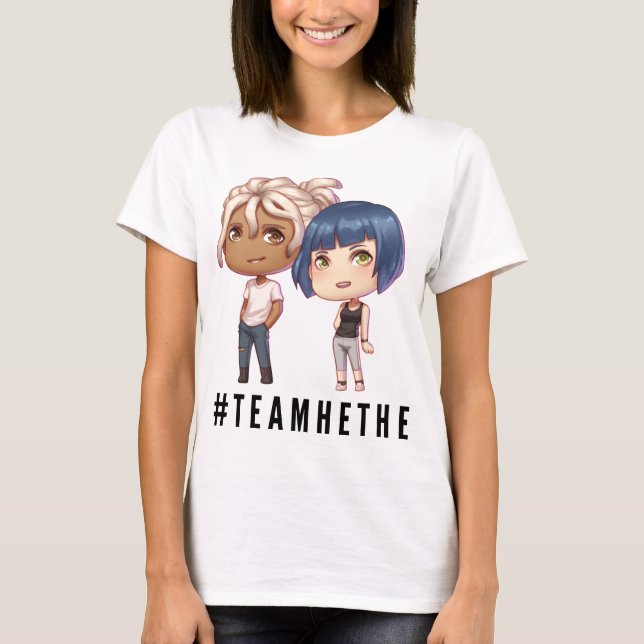Camiseta Lado do T um do #TeamHethe (Frente)