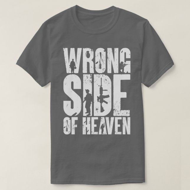 Camiseta Lado errado do céu (Frente do Design)