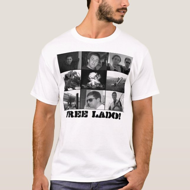 Camiseta lado livre 2 B&W (Frente)