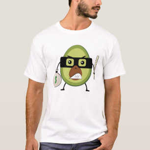 Camiseta Ladrão de Abacate - Ilustração de Personagem Engra