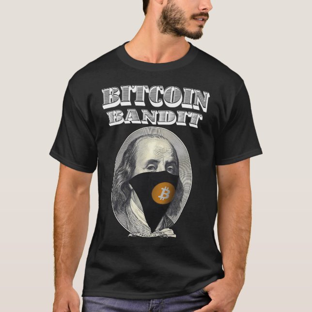 Camiseta Ladrão de Bitcoin Essencial (Frente)