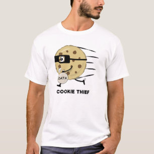 Camiseta Ladrão de Cookie Correndo - Personagem Divertido