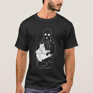 Camiseta Ladrão de Gatos de Halloween Ladrão Divertido