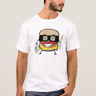 Camiseta Ladrão de Hambúrguer - Ilustração de Personagem Di
