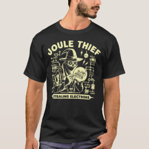 Camiseta Ladrão de Joule Eletrônica Divertida Geeks