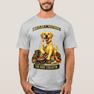 Camiseta Ladrão de Sapatos Labrador | Arte Engraçada de Cão