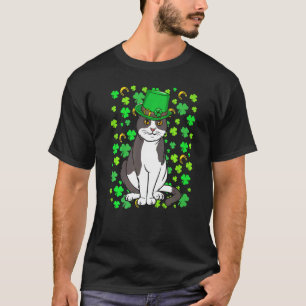Camiseta Ladrão Engraçado Gato Trevo Dia de São Patrício 20