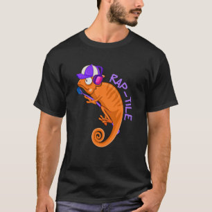 Camiseta Ladrilho de rap Raptor Réptil Música Hip hop Herpe