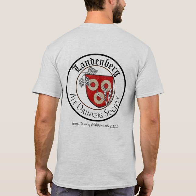 Camiseta LADS - Landenberg Ale Drinkers Society (Verso)