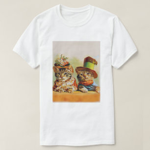 Camiseta Lady and Gentleman, Gatos, Artista Desconhecido