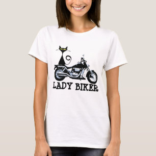 Camiseta LADY BIKER, T-shirts CAT
