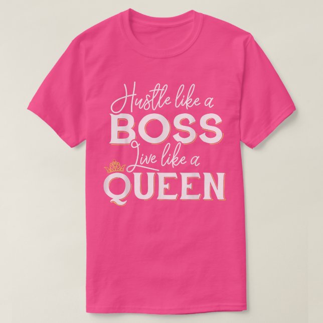 Camiseta Lady Boss Como um Chefe (Frente do Design)