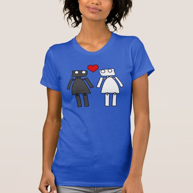 Camiseta Lady Bots Personalizável no Amor (Frente)