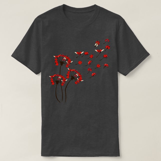 Camiseta Lady Bug Shirt Dandelion Lady Bug (Frente do Design)