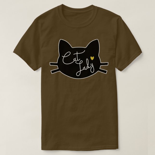 Camiseta Lady Cat (Frente do Design)